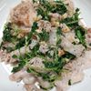 よっこの作ってみた!投稿(【豆苗と豚ばらのにんにく塩レモン炒め】5分かからずに激旨！)