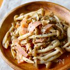 レンジで5分！【コンソメバターきのこ】材料5つで簡単♩