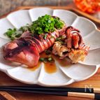 《一夜干しいかのしょうが焼き🦑》