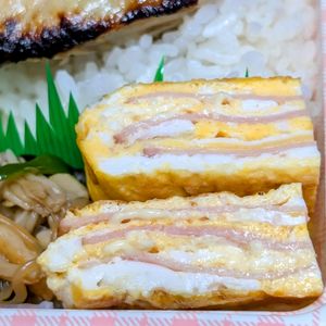 まゆのの作ってみた!投稿(ジャンク的美味さ「ハム玉マヨ焼き」)
