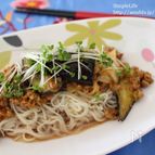 ミンチでお手軽豚キムチそうめん