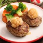 うま味で減塩！和風ハンバーグ　卵塩パン粉不使用