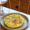 カリもち食感!とうもろこしと枝豆の米粉じゃがガレットの工程4