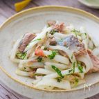鯖缶とかぶの梅ナムル