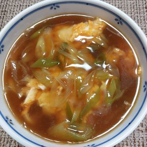 よっこの作ってみた!投稿(行列のできるうどん屋の♪とろとろ卵とチーズのカレーうどん🤩)