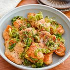 鶏むね肉のネギだれ和え【鶏むね肉でもしっとりやわらか♪】
