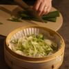 豆腐と長ねぎのあんかけ蒸しの工程3