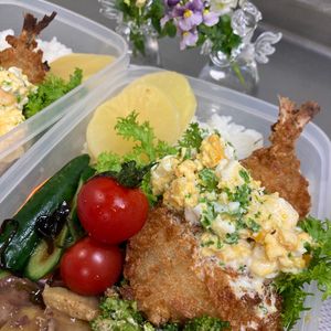 そら・ゆずの作ってみた!投稿(【白身魚のサクサクフライの簡単タルタルのせ】)