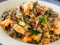 ご飯進む！『とろたま豚こま炒め』
