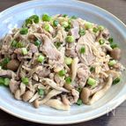 豚肉とキノコの味噌炒め