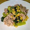 joe sanの作ってみた!投稿(パパっと10分！ご飯がすすむ「豚と小松菜の塩バター炒め」)