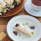 餃子の皮でイタリアンスイーツ☆カンノーリ風