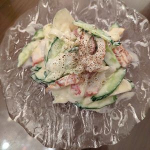 たりおの作ってみた!投稿(☆きゅうりと玉ねぎとハムのコールスロー☆)
