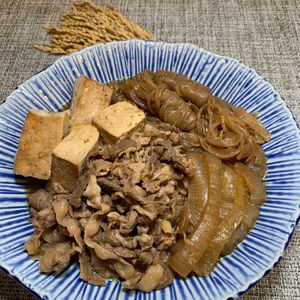 楽ラク手抜キッチン🐶🐾の作ってみた!投稿(ほくほく肉豆腐【ほっこり和食】)