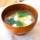 【豆腐と青じその味噌汁】爽やかな香りがおいしい
