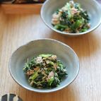 子どもが食べる！栄養たっぷり【ほうれん草のツナマヨ和え】