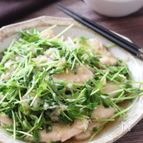 ヘルシー♪さっぱり美味しい♡鶏むね肉と豆苗のおろしポン酢