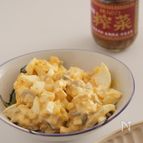 味付ザーサイで！とうもろこしのタルタルソース
