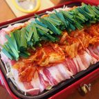 豚キムチのホットプレート蒸し鍋