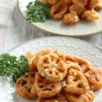 材料３つでさくさく！れんこんの唐揚げ【食材ひとつでおかず】