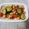 とももの作ってみた!投稿(\病みつき絶品/ワンパン10分【鶏とズッキーニのトマト炒め】)