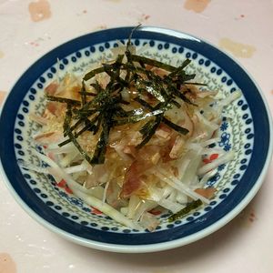 maple cherryの作ってみた!投稿(めんポンでラクラク♪『やみつき♡シャキシャキ大根サラダ』)