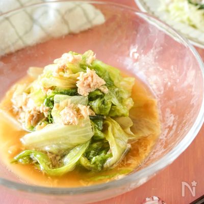 食材2つで褒められた!やみつきレタス #包丁不要