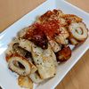 まゆのの作ってみた!投稿(簡単おつまみ【エリンギとちくわの麺つゆガーリック炒め】)