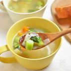 アスパラとチーズの和コンソメスープ＊ほっとする旨さ♪