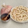 鶏むね肉とれんこんのハニーマスタードソテーの工程1