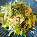 水菜と生姜の和風シャキシャキサラダ♪