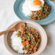 ガパオ風ピーマン丼【幼児食・取り分けレシピ】