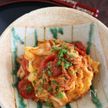 卵とトマトのキムチオイスター炒め