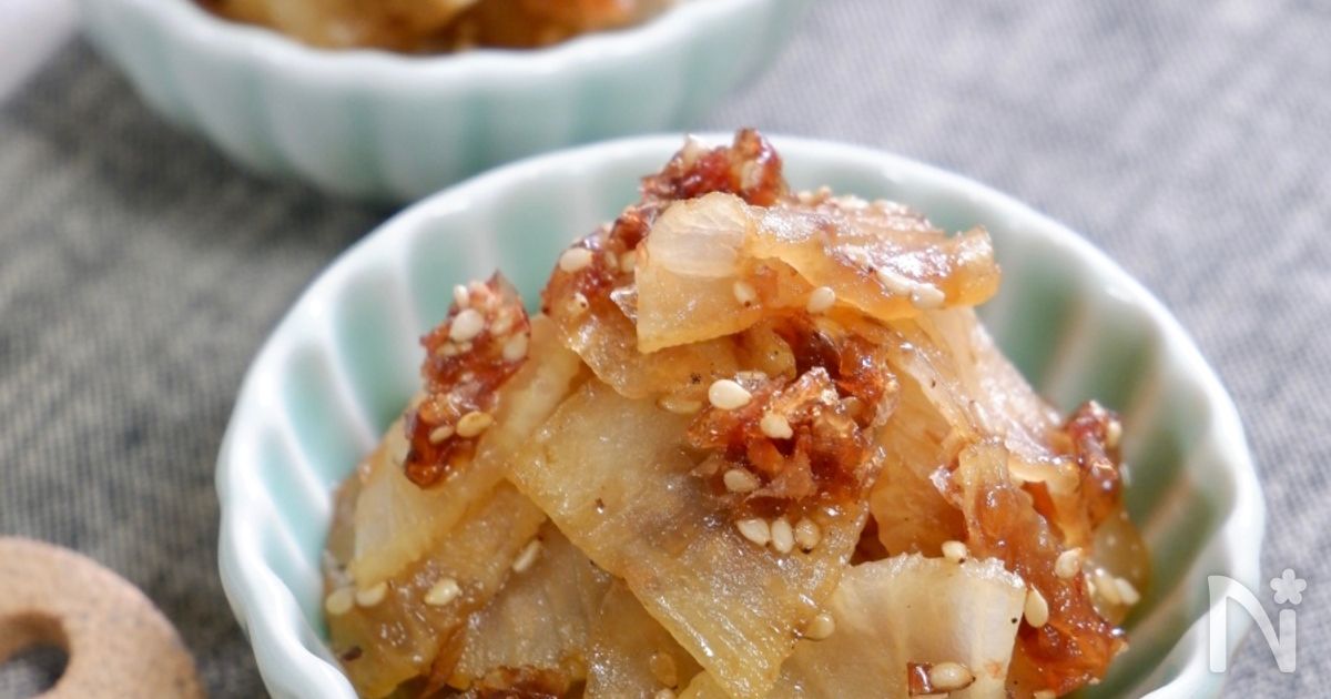 レンジで時短！小鉢に『大根とおかかの炒め煮』