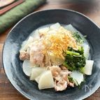 【豚バラ大根】白だしで絶品！レンジ煮物／大根消費にも！