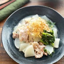 【豚バラ大根】白だしで絶品!レンジ煮物/大根消費にも!