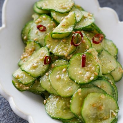塩もみ不要和えるだけ『胡麻胡瓜』箸休めにも♡