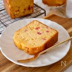 混ぜるだけ！【りんごと生姜の米粉パウンドケーキ】