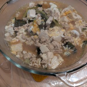 NYの作ってみた!投稿(【豆腐とひき肉の卵とじ】和風な味わいのほっこりおかず♡)