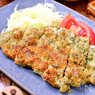 【磯辺チキンカツ】卵不要♡のり塩バターで絶品！ソース要らず♬
