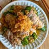 レンジでOK《肉巻きピーマンのおろしポン酢》