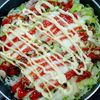 ゆみの作ってみた!投稿(フライパンで！＊キャベツとハムとしめじの巣ごもり卵＊)