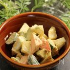 ぬかづけサラダ　カレー風味