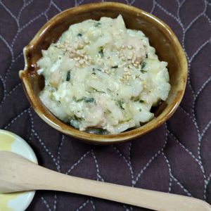M＊Pの作ってみた!投稿(とろーりたまごの七草粥)