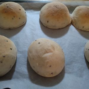 まんげつの作ってみた!投稿(HBで♡基本のとろける丸パン)