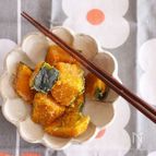 電子レンジ＆シンプル味付けで簡単＊かぼちゃの塩ごま煮♡