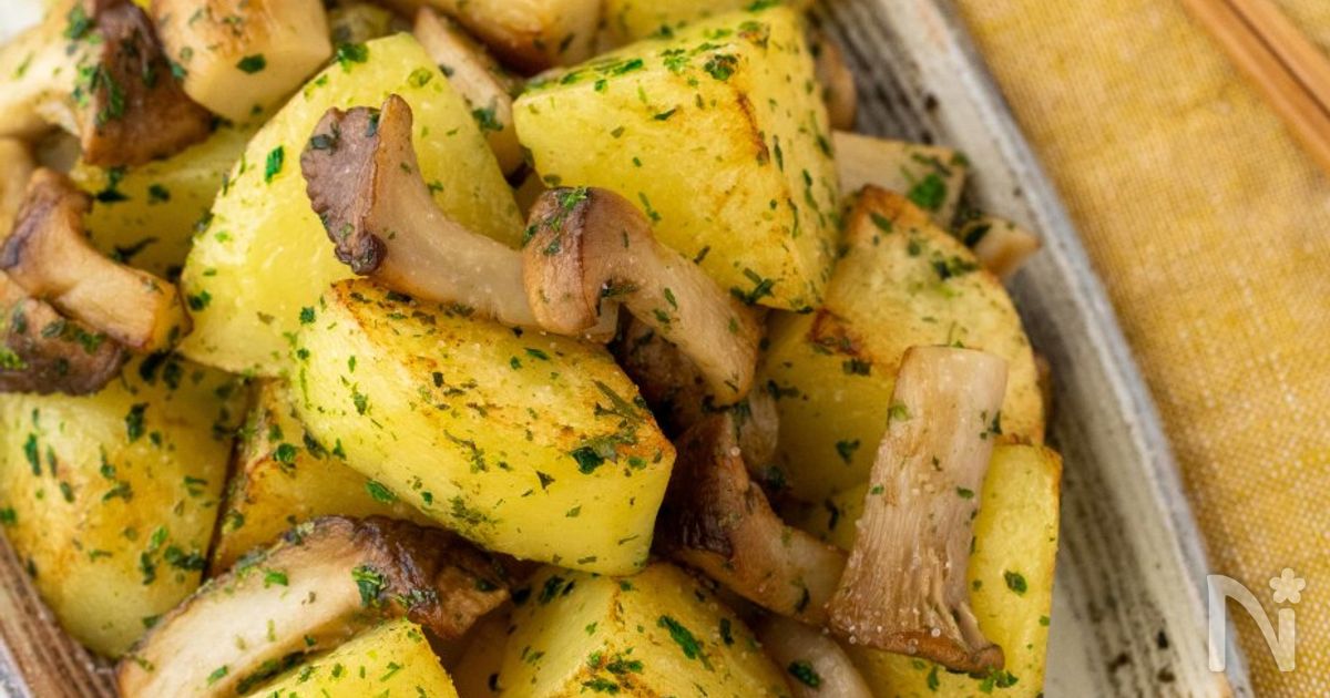 じゃがいもとエリンギの海苔塩バター By もりもと夫婦 レシピサイト Nadia ナディア プロの料理家のおいしいレシピ