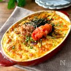 火を使わない！明太チーズ山芋鉄板