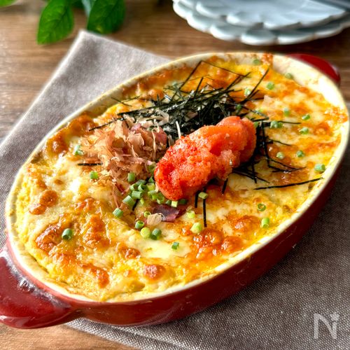 火を使わない!明太チーズ山芋鉄板