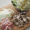 まろやか味噌仕立て【豚バラと白菜のクリームシチュー】の工程1